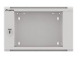 LANBERG 19inch wall-mounted rack 6U/570x600 demounted fast assembling flat pack grey