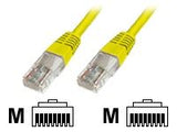 DIGITUS CAT 5e U-UTP patch cable PVC AWG 26/7 length 1 m color yellow