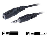 TECHLY 504310 Techly Audio stereo extension cable Jack 3.5mm M/F 1,8m black