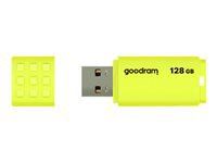 GOODRAM memory USB UME2 128GB USB 2.0 Yellow