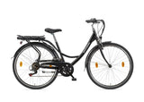 Telefunken Senne, City E-Bike, Motor power 250 W, Wheel size 28 ", Warranty 24 month(s), Black