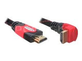 DELOCK Cable High Speed HDMI with Ethernet angled A-A male-male 2m