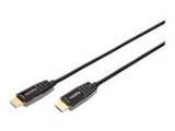 ASSMANN HDMI AOC Hybrid-fiber connection cable Type A M/M 30m UHD 8K60Hz CE gold bl