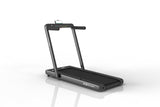 EQI Smart T4000 Plus Foldable Home Use Treadmill, Dual Display, Black, 120 kg, DC 0.75-1.5 HP
