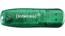 INTENSO USB Stick 8GB Green Key Ring LED Light Material Transparent Plastic Hi Speed USB 2.0 15 gram