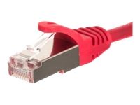 NETRACK BZPAT10FR Netrack patch cable RJ45, snagless boot, Cat 5e FTP, 10m red