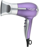 Adler Hair Dryer AD 2218 1500 W, Number of temperature settings 3, Purple/Silver