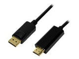LOGILINK CV0129 LOGILINK - DisplayPort cable, DP 1.2 to HDMI 1.4, black, 5m