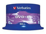 VERBATIM DVD+R 120 min.4.7GB 16x 50-pack spindle DataLife Plus scratch resistant
