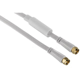 HAMA SAT Flat Ribbon Cable F plug - F plug gold-plated 10.0 m 95 dB