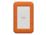 LACIE RUGGED 2TB USB-C USB3.0 Drop- crush- and rain-resistant for all-terrain use orange No data cable