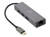 GEMBIRD A-CMU3-LAN-01 USB-C Gigabit network adapter with 3-port USB 3.1 hub