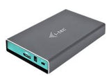 I-TEC USB 3.0 MySafe External Enclosure 6.4cm 2.5inch SATA HDD SSD I/II/III USB 3.0 to 5Gbps Alucase