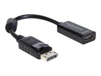 DELOCK Adaptor DP-St > HDMI-Bu 22,5cm black
