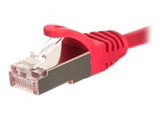 NETRACK BZPAT7FR Netrack patch cable RJ45, snagless boot, Cat 5e FTP, 7m red