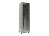 NETRACK 019-420-88-011-Z server cabinet RACK 19inch 42U/800x800mm ASSEMBLED glass door - grey