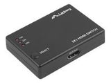 LANBERG switch video 3-port HDMI black + micro USB port