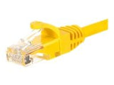 NETRACK BZPAT0P56Y Netrack patch cable RJ45, snagless boot, Cat 6 UTP, 0.5m yellow