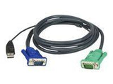ATEN 2L-5202U ATEN KVM Cable (HD15-SVGA, USB, USB) - 2m