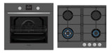Simfer Oven & Hob H6403TGWSC_8408EERSC	 80 L, Multifunctional, Easy to Clean Enameled Cavity, Touch/Pop-up knobs, Width 60 cm, Grey
