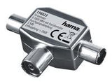 HAMA Antenna Splitter coax socket - 2 coax plugs