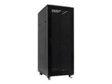 NETRACK 019-320-66-112-Z server cabinet RACK 19inch 32U/600x600mm ASSEMBLED perforated door -blac