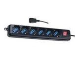 TECHLY 300415 Techly UPS power strip with 6 sockets 1,5m black