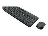LOGITECH MK235 wireless Keyboard + Mouse Combo Grey - INTNL (US) Qwerty