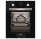 Simfer Oven 4207BERSP 47 L, Black, Easy to clean, Pop-up knobs, Width 45 cm, Built in