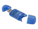 ESPERANZA TA101B 5901299901144 TITANUM TA101B Card Reader SDHC/MiniSDHC/MicroSDHC/RS/MM Blue USB 2.0