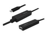 LOGILINK UA0326 LOGILINK - USB 2.0 Active Repeater Cable, USB-C  M to USB AF, 20m