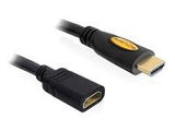 DELOCK Extension Cable High Speed HDMI with Ethernet â€“ HDMI A male > HDMI A female 1m