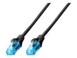 DIGITUS CAT 5e U-UTP patch cable PVC AWG 26/7 length 3 m color black