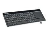 NATEC NKL-0968 Natec Wireless Keyboard TURBOT with touch pad for SMART TV, 2.4 GHz, X-Scissors