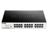 D-Link Switch DGS-1024D Unmanaged, Desktop, 1 Gbps (RJ-45) ports quantity 24, Power supply type Internal