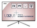 AOC U32U1 Monitor 31.5inch panel IPS 4K 3840x2160 HDMI/DP/USB-C HDR 600 speakers