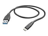 HAMA Charging/Sync cable USB Type-C - USB 3.1 A plug 1.5 m black