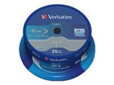 VERBATIM 43837 BluRay BD-R Single layer DATALIFE Verbatim Spindle 25GB 6x