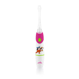 ETA For kids Sonetic 0710 90010 Battery, Sonic toothbrush, Number of brush heads included 2, Sonic technology, White/ pink