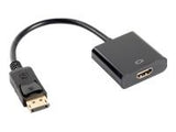 LANBERG AD-0009-BK Lanberg adapter Displayport(M)->HDMI(F) 10cm