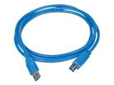 GEMBIRD CCP-USB3-AMBM-6 High End USB 3.0 Cable USB A Male Plug to USB B Male Plug 3 Meters, blue