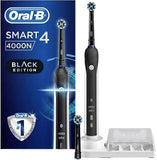 Oral-B Electric Toothbrush Smart 4000 Rechargeable, For adults, Number of brush heads included 2, Number of teeth brushing modes 3, Black