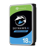 SEAGATE Surveillance AI Skyhawk 18TB HDD SATA 6Gb/s 256MB cache 8.9cm 3.5inch CMR Helium BLK