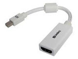 SANDBERG Adapter Mini DisplayPort-HDMI Converts Mini DP-DisplayPort output to HDMI Video and Audio
