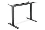 Digitus Desk frame, 170 x 70 x 128 cm, Maximum load weight 125 kg, Metal, Black