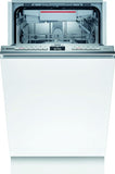 Bosch Serie 4 Dishwasher SPH4HMX31E Built-in, Width 45 cm, Number of place settings 10, Number of programs 6, Energy efficiency class E, Display, AquaStop function, Grey
