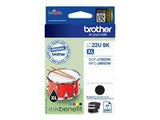 BROTHER LC-22UBK Ink cartridge black 2400 pages for DCP-J785DW und MFC-J985DW