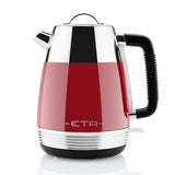 ETA Storio Kettle ETA918690030 Standard, 2150 W, 1.7 L, Stainless steel, 360� rotational base, Red