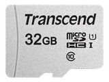 MEMORY MICRO SDHC 32GB W/ADAPT/C10 TS32GUSD300S-A TRANSCEND