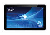 ProDVX APPC-13DSKP 13.3" Android Panel PC/1920 x 1080/300 Ca/Cortex A17 Quad Core PoE/2GB/8GB eMMC Flash/Android 6/RJ45 + WiFi/VESA/Black ProDVX